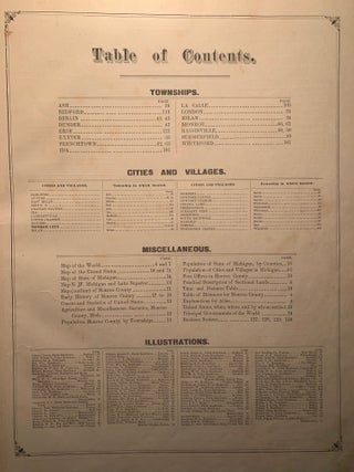 County Atlas of Monroe Michigan