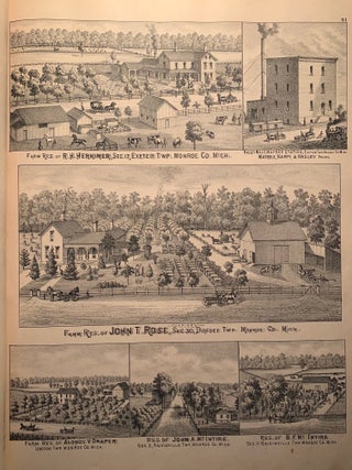 County Atlas of Monroe Michigan
