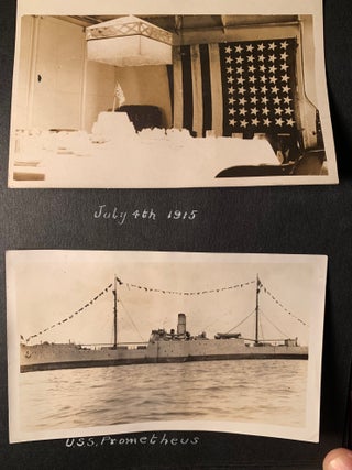 Photo Album USS Prometheus Tour of China, Philippines, Hawaii, Samoa, Japan, Alaska and the Panama Canal ca 1915-1916