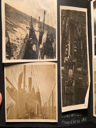 Photo Album USS Prometheus Tour of China, Philippines, Hawaii, Samoa, Japan, Alaska and the Panama Canal ca 1915-1916