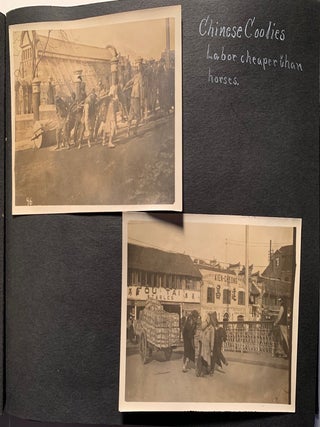 Photo Album USS Prometheus Tour of China, Philippines, Hawaii, Samoa, Japan, Alaska and the Panama Canal ca 1915-1916