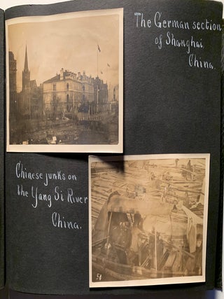 Photo Album USS Prometheus Tour of China, Philippines, Hawaii, Samoa, Japan, Alaska and the Panama Canal ca 1915-1916