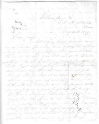 Jack London, Charmian London] Autograph Letter signed by Captain Willard Kittredge, Father of...