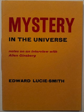 Item #106 Mystery in the Universe. Edward Lucie-Smith