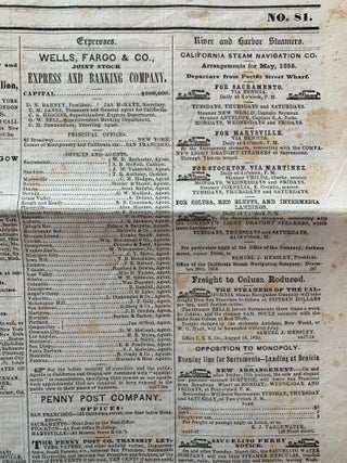 Daily California Chronicle Vol. IV No. 81 August 23, 1855