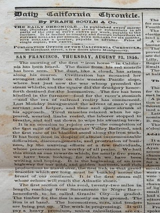 Daily California Chronicle Vol. IV No. 81 August 23, 1855