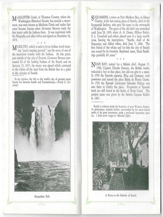 Scenic Seattle Booklet