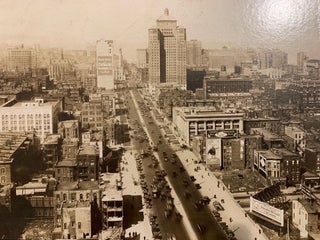 Illinois] Panoramic Photograph of Downtown Chicago circa 1924. Chicago Architectural Photographing Company.