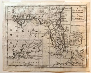 Item #1139 Map of the New Governments, of East & West Florida. J. Gibson