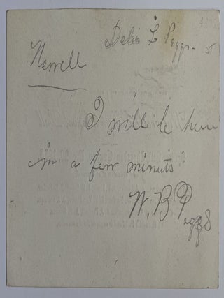 1855 Victorian Invitation Card