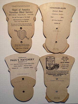 1930's Advertising Fans (5)