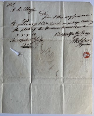 [Lithography] Merchant’s Exchange Document Signed by George Whitefield Hatch