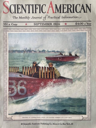 Item #1239 [Aviation, Steam Power] Two Issues of Scientific American: 1907 and 1924. Scientific...