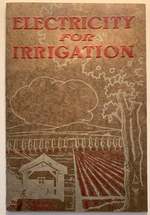 Item #1272 [Utah] Electricity for Irrigation. Utah Power, Light Company