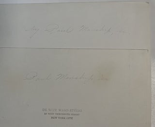 Archive of Signed Photographs and Letters by Paul Manship, American Sculptor