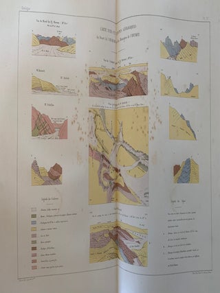 Voyage d'exploration à la mer Morte, à Petra et sur la rive gauche du Jourdain--3 Volumes plus Atlas