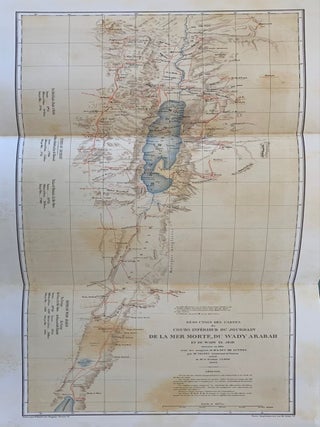 Voyage d'exploration à la mer Morte, à Petra et sur la rive gauche du Jourdain--3 Volumes plus Atlas