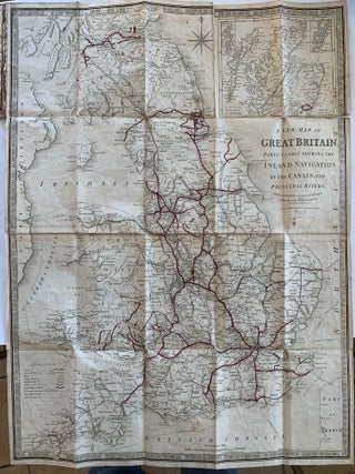 New Map of Great Britain Particularly Shewing the Inland Navigation by the Canals; and Principal Rivers, with the Railways, Finished and in Progress, and the Principal and Secondary Stations