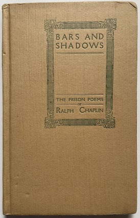 Item #1342 [Signed by Author] First Edition of Bars and Shadows: The Prison Poems of Ralph...