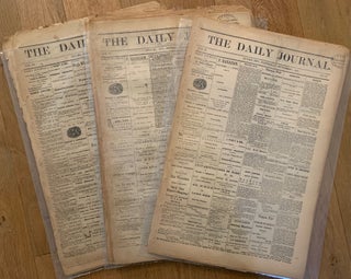 Item #1356 [Mining, Newspapers] 66 Issues of The Daily Journal Newspaper, Pioche, Nevada, 1875