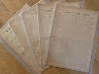 Item #1357 [California, Newspapers, Mining] 27 Issues of The Bishop Creek Times Newspaper, Bishop...