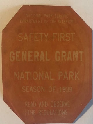 General Grant National Park, Season of 1939 Season Pass Decal