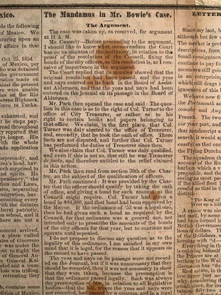 Daily Alta California Vol. V No. 304 San Francisco, November 2, 1854