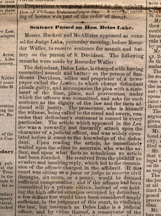 Daily Alta California Vol. V No. 304 San Francisco, November 2, 1854