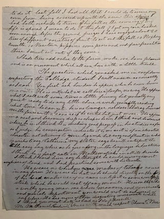 [Fruit Growing][Farming][Education] Mid-nineteenth Century Correspondence Between Honorable Nathaniel Goodwin of Hartford, Connecticut and the Extended Brown Family of Henderson, Jefferson County, New York 1849-1855