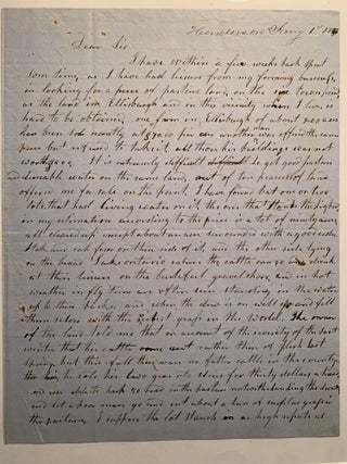 [Fruit Growing][Farming][Education] Mid-nineteenth Century Correspondence Between Honorable Nathaniel Goodwin of Hartford, Connecticut and the Extended Brown Family of Henderson, Jefferson County, New York 1849-1855