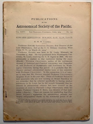 [UC Berkeley][Lick Observatory] Massive Archive of the Family of Edward Singleton Holden Including Letters, Photographs, Family Memoir and Printed Material, 1880&rsquo;s-1960&rsquo;s