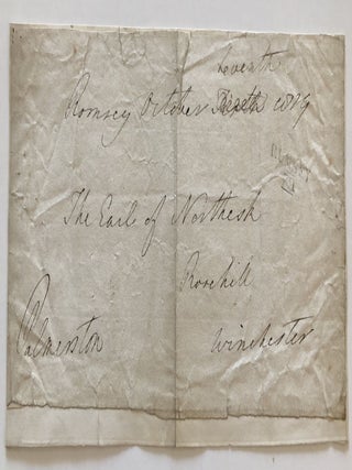 Item #1609 Free Frank Envelope Signed by Henry John Temple, 3rd Viscount Palmerston