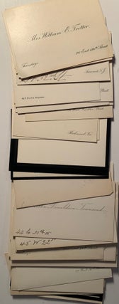 Vast Ephemera Collection of Prominent New York & Rhode Island Family in the Gilded Age