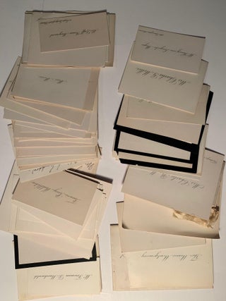 Vast Ephemera Collection of Prominent New York & Rhode Island Family in the Gilded Age