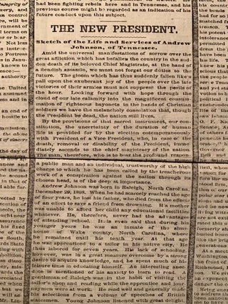 [Lincoln Assassination] New York Herald Newspaper Sunday April 16, 1865