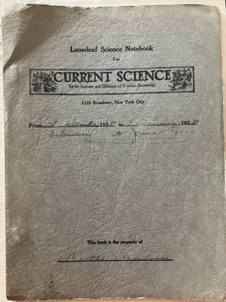 Item #1740 Current Science for the Increase and Diffusion of Scientific Knowledge: Volume V,...