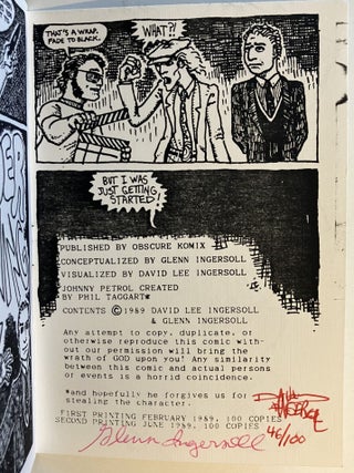 [Comics][Limited Edition] Davey Thunder Jack Lightning Show, Number Zero: The Origin
