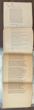 Archive of Poet John Penrose Angold with "Collected Poems" Published in 1952