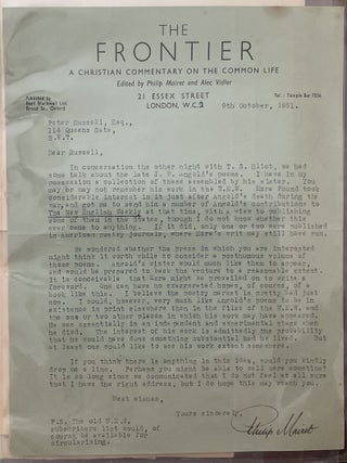 Archive of Poet John Penrose Angold with "Collected Poems" Published in 1952