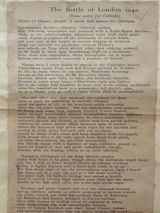Archive of Poet John Penrose Angold with "Collected Poems" Published in 1952