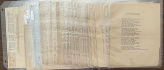 Archive of Poet John Penrose Angold with "Collected Poems" Published in 1952