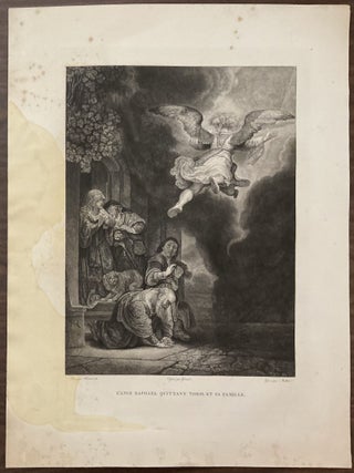 11 Steel Engravings After Rembrandt--Early 19th Century--de Frey, Claessens, Malbetel, Massard, and Rosaspima