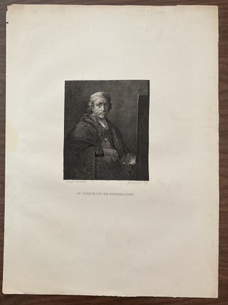 11 Steel Engravings After Rembrandt--Early 19th Century--de Frey, Claessens, Malbetel, Massard, and Rosaspima