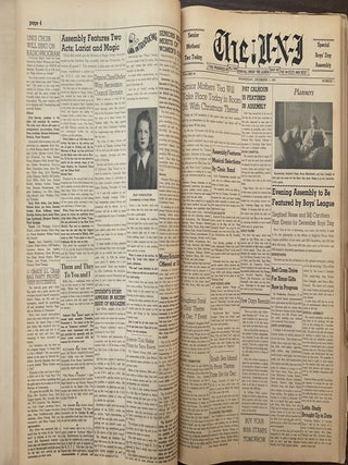 Uni--Student Newspaper for University High School, Oakland, California, Broken Run 1942-1945
