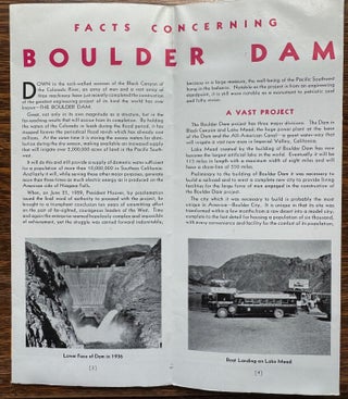 Facts Concerning Boulder Dam--On to Salt Lake It's Up to U-tah
