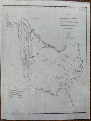 Item #2047 Map of the Route Pursued by the Late Expedition under the Command of Col. S. W....