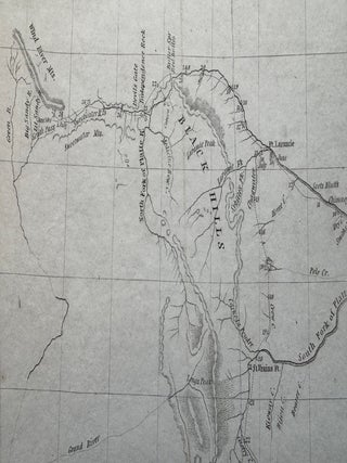 Map of the Route Pursued by the Late Expedition under the Command of Col. S. W. Kearny, U.S. 1st Dragoons By W. B. Franklin, Lieut. Corps Topl. Engrs. attached to the Expedition 1845