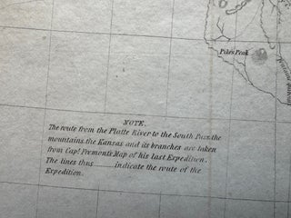 Map of the Route Pursued by the Late Expedition under the Command of Col. S. W. Kearny, U.S. 1st Dragoons By W. B. Franklin, Lieut. Corps Topl. Engrs. attached to the Expedition 1845