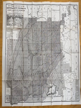 Item #2087 Map Showing Land Grant of the Northern Pacific Railroad Co. In Eastern Washington and...