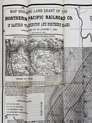 Map Showing Land Grant of the Northern Pacific Railroad Co. In Eastern Washington and Northern Idaho